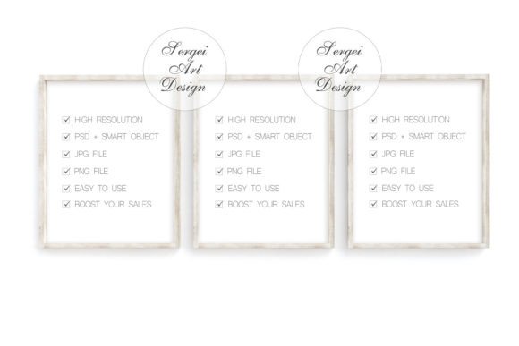 Download 8x10 Set of 3 Frame Mockup, PSD, PNG,JPG - Frame mockup Collection