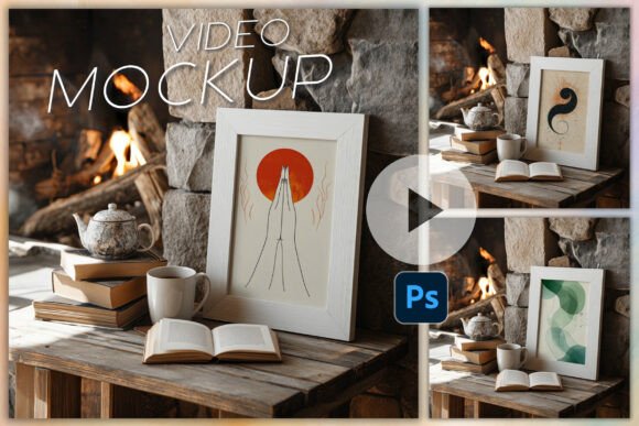 Download Frame Mockup Video PSD Frame Animation - Frame mockup Collection