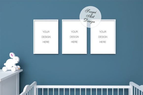Download Set of 3 Digital Frames, A3 Frame Mockup - Frame mockup Collection