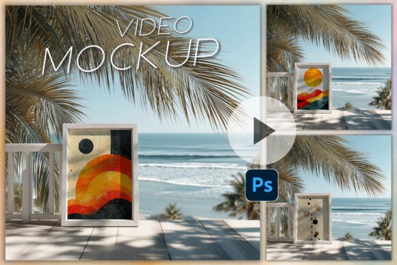 Download Video Frame Mockup PSD Frame Animation - Frame mockup Collection