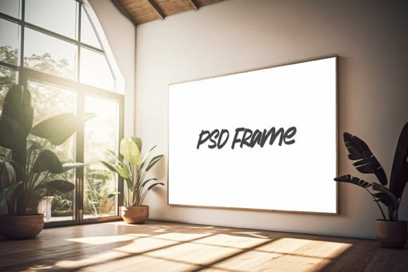 Download Horizontal Frame Mockup PSD - Frame mockup Collection