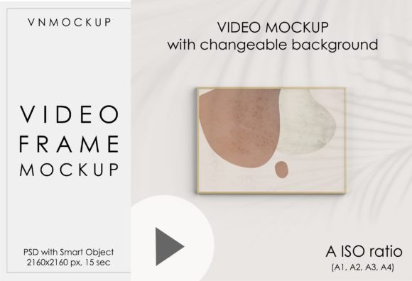 Download Video Frame Mockup, Horizontal Frame - Frame mockup Collection