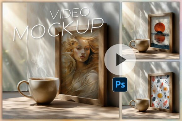 Download PSD Frame Animation Frame Mockup Video - Frame mockup Collection