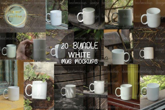 Download Bundle Mug Fall Style Garden Mockup - Garden mockup Collection