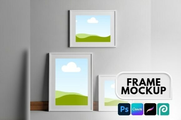 Download Canva &amp; PSD Frame Mockup Poster - Frame mockup Collection