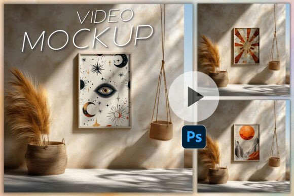 Download Frame Mockup Video PSD Frame Animation - Frame mockup Collection