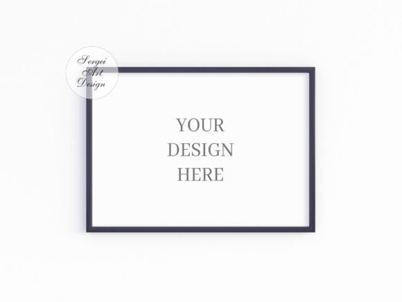 Download A4 Horizontal Frame Mockup, PSD, PNG,JPG - Frame mockup Collection