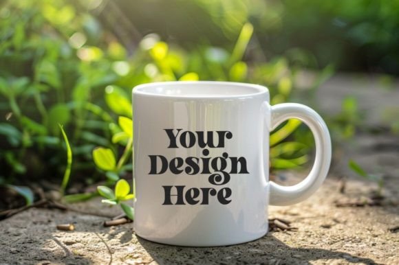Download Green Nature Coffee Mug Garden Mockup - Garden mockup Collection